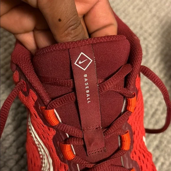 Nike Red and White Athletic Shoes